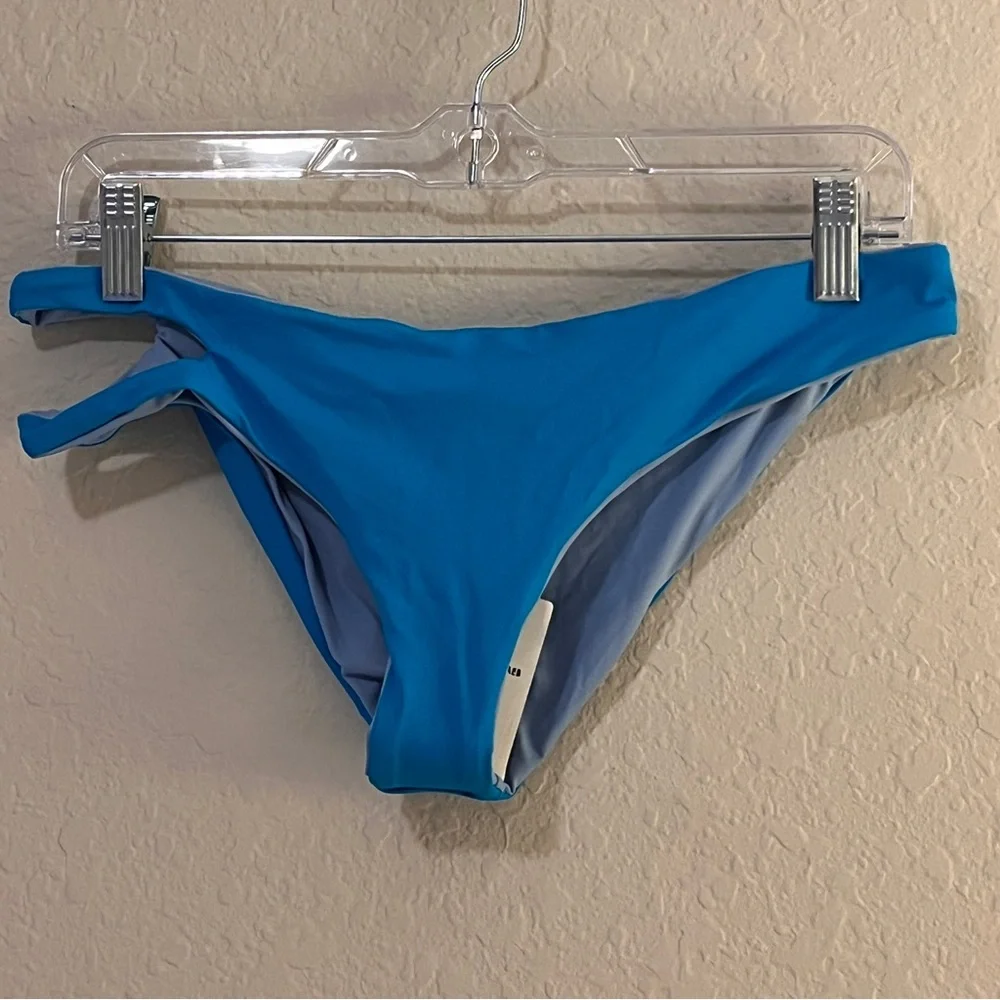 NEW L*Space Vibrant Blue Breakers Bikini Bottom Large or XL